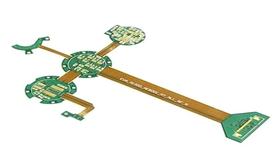 A set of flex PCB prototypes.