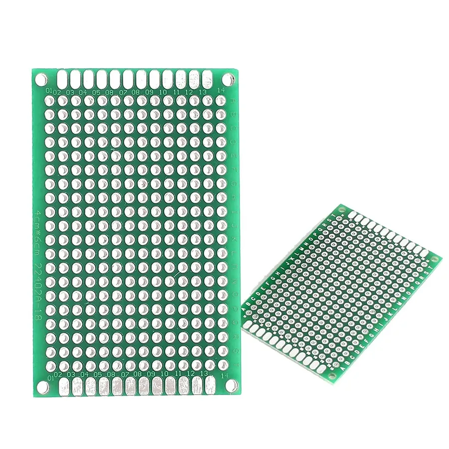 A close up of a PCB prototype.