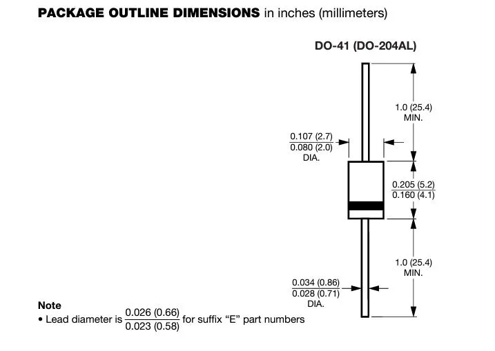 A page from a datasheet showing the specifications of a 1N4007 diode.