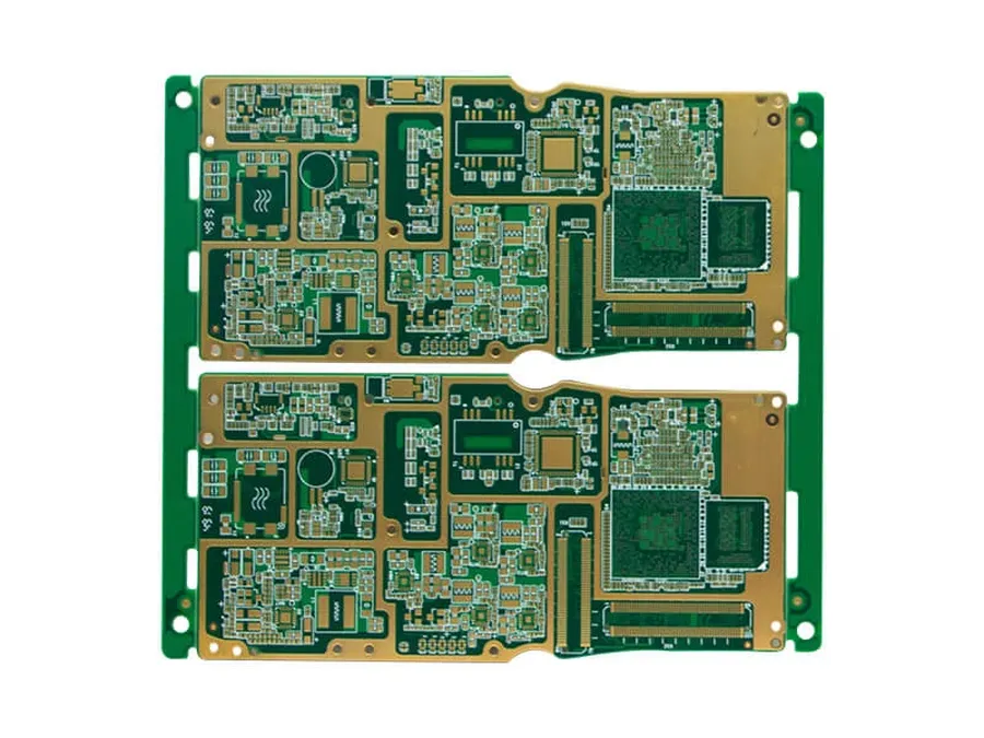 A smartphone motherboard showcasing HDI PCB technology.