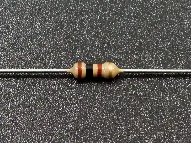 Various types of 100 ohm resistors including through-hole and surface mount components.
