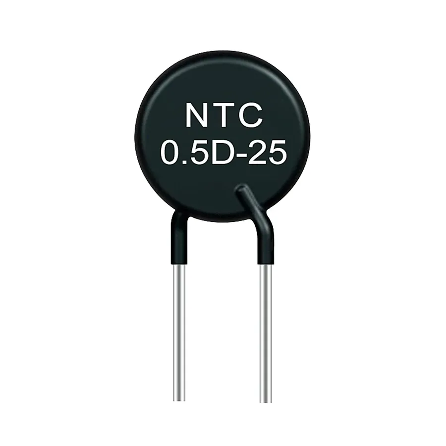 A close-up of an NTC thermistor component.
