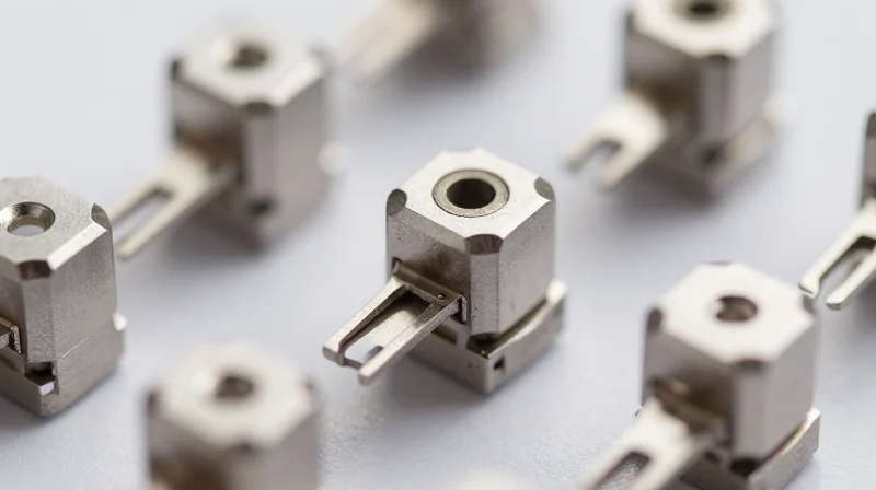 Material Science: Why Quality Components Pay Dividends Macro shot of high-quality industrial grade electronic components on a clean surface.