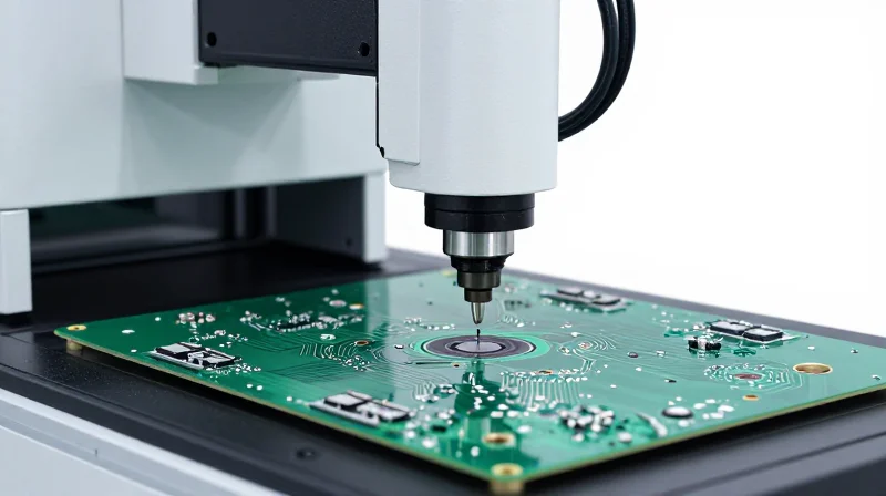 Quality Control and Testing Protocols Automated optical inspection equipment inspecting a medical circuit board
