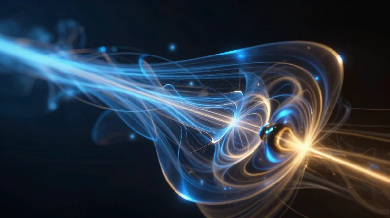 Understanding the Physics of Magnetic Interference in MRI Abstract representation of magnetic field lines distorted by metallic objects in a high-field MRI environment.