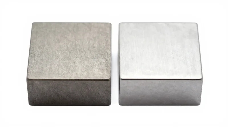 Evaluating Conductive Materials and Plating Finishes Visual comparison between standard plating and non-ferrous, high-purity plating for electronics.