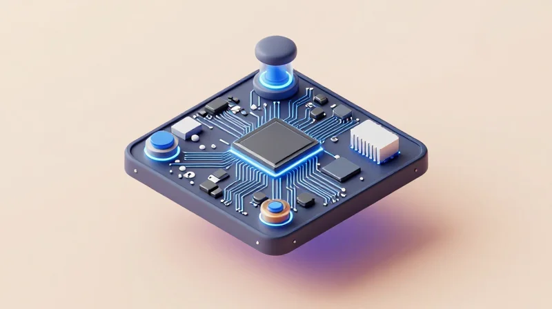 Testing and Validation for Clinical Compliance Isometric view of a simulated digital twin of a circuit board inside a magnetic field