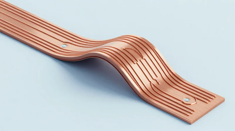 The Physics of Bend Radius and Flex Fatigue Resistance A technical model illustrating the physics of bend radius and flex fatigue resistance in flexible printed circuits.