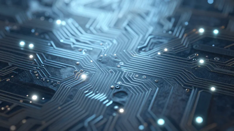 The Rise of Micro-Flexible Substrates Extreme close-up of ultra-thin, high-density micro-flexible substrate.