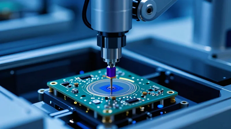 Evaluating Technical Expertise in Medical-Grade PCBA Close-up of a high-precision SMT assembly line for medical circuit boards