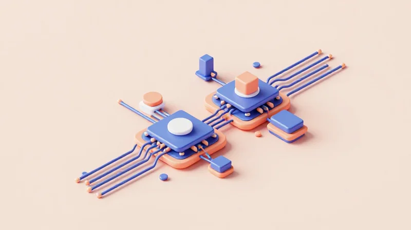 Miniaturization and Space Optimization Strategies Isometric 3D illustration of a compact electronic device with integrated rigid-flex circuits