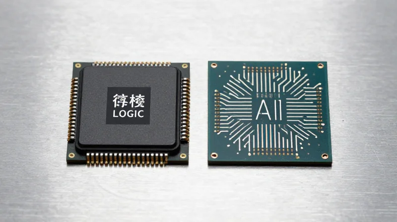 Comparative Analysis: AI Chipset Architectures Side-by-side conceptual comparison of a traditional CPU versus a specialized NPU chipset.