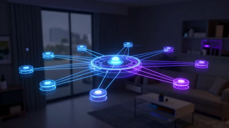 The Current Landscape of IoT Connectivity A modern smart home ecosystem with various interconnected devices