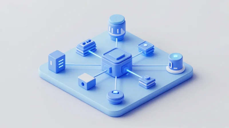 Future-Proofing Your Roadmap: Projections for 2025 and Beyond Isometric 3D view of a smart home security system with AI cloud connectivity.