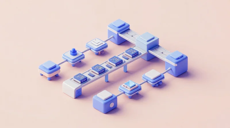 Understanding the Turnkey Advantage Isometric view of a unified manufacturing factory showing assembly and components