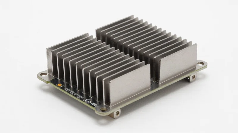 High-performance heatsink and thermal pad assembly on a power electronic component