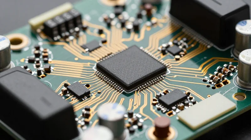 A close-up view of an industrial-grade RFID reader circuit board