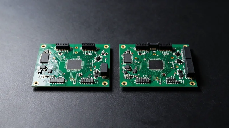 Side-by-side comparison of LED board performance