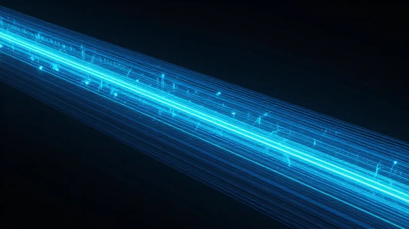 Abstract 3D representation of thermal path through a dielectric layer