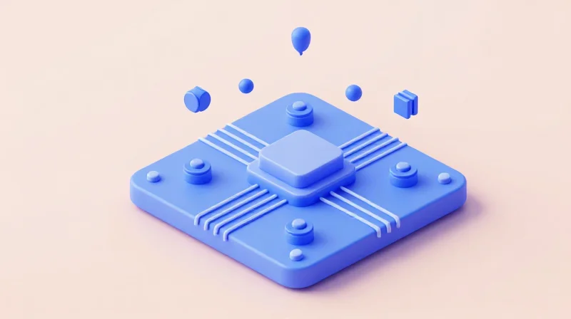 A conceptual 3D render of modular design units coming together to form a highly efficient optical PCBA, representing DFM success.