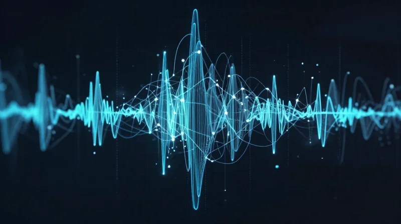 Digital signal integrity testing environment with light wave patterns