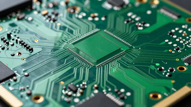 Abstract visualization of signal paths on a printed circuit board