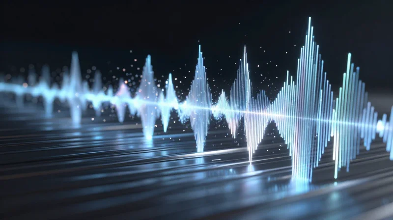 Abstract representation of high frequency signals on a surface