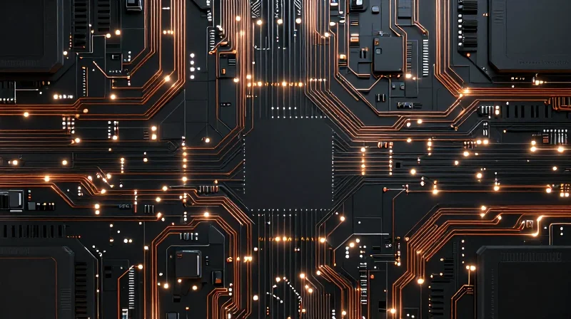 Visualization of high-density PCB trace routing and electromagnetic shielding