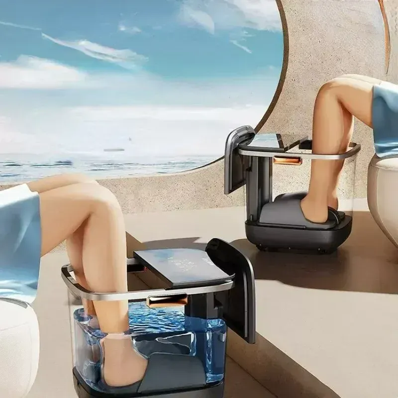 Foot bath UV sterilization