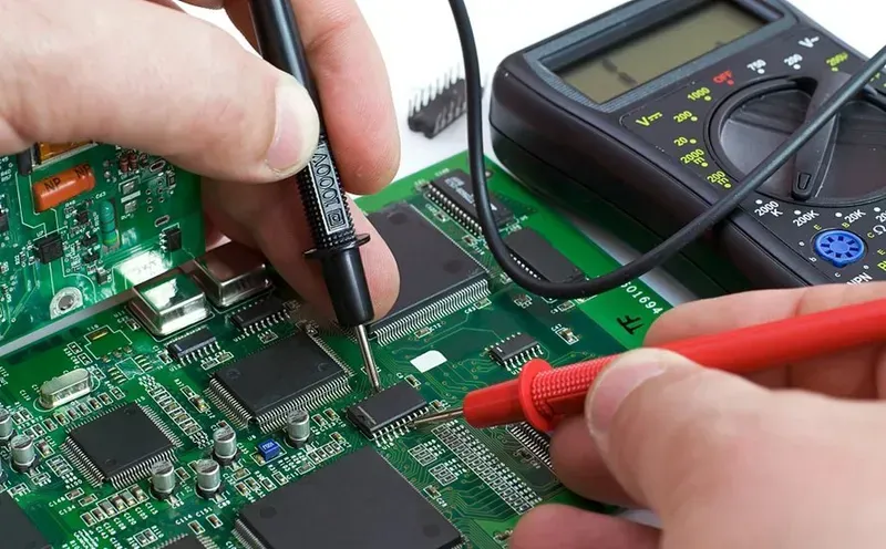 Automated optical inspection of a circuit board for quality control