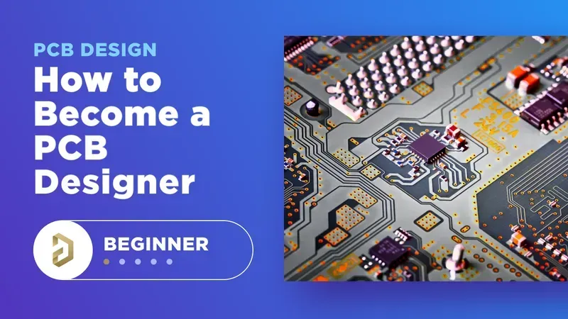 An engineer designing a PCB for parking guidance applications