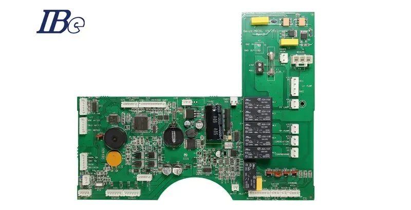 A detailed layout of a smart door lock PCB design.