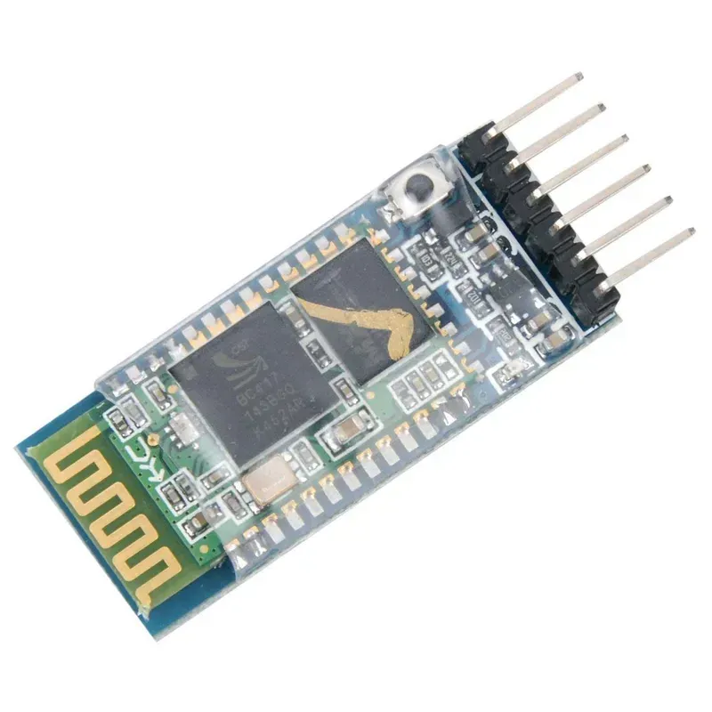 A Bluetooth communication module on a PCB.