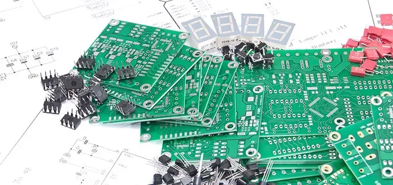 Assembly of components on a PCB