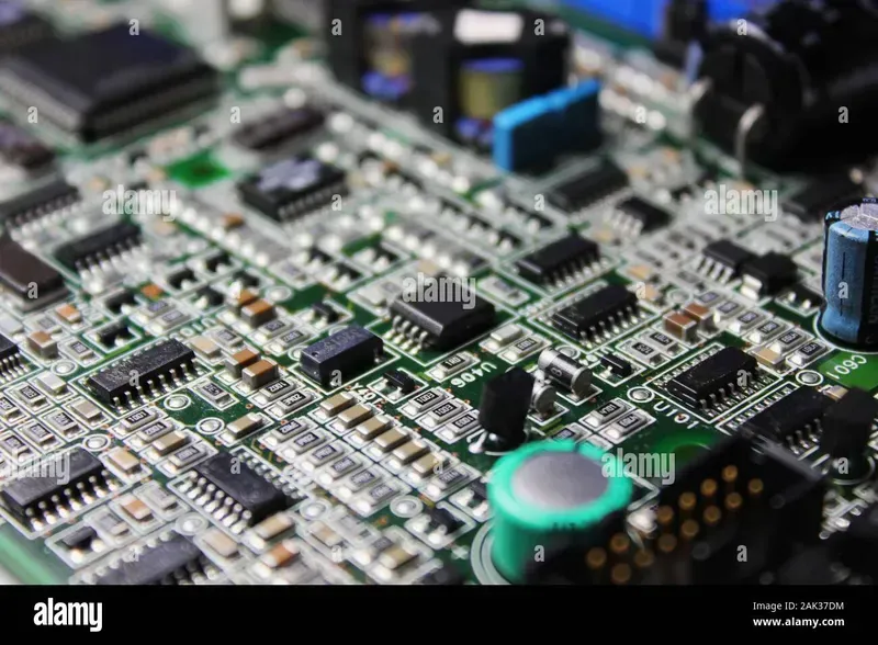 Close-up of a durable PCB