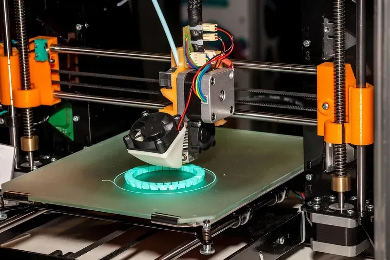 A 3D printer used for rapid prototyping