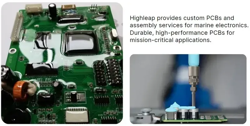 Vibration testing of a PCB designed for marine environments