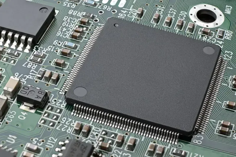 SMT assembly on a PCB board