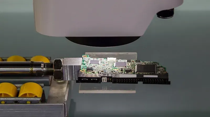 Automated optical inspection of a USV PCB