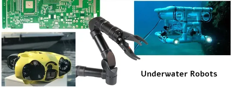 Testing a PCB for an underwater robot