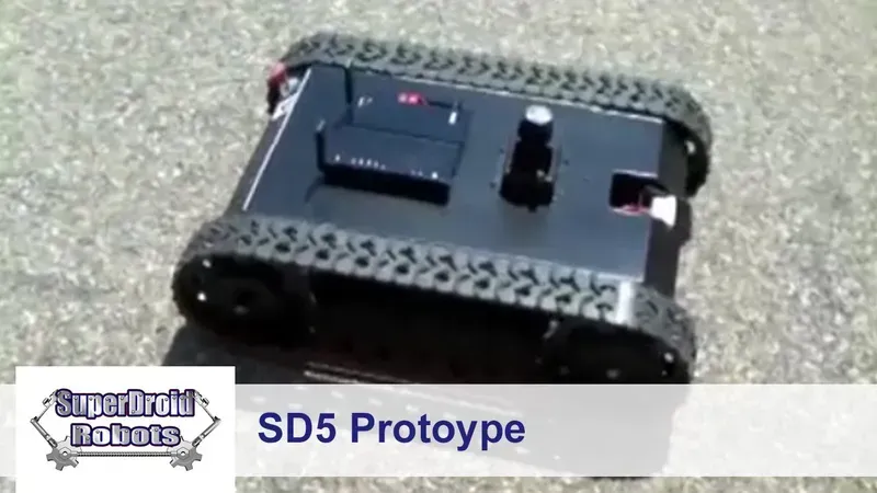 A prototype of a tracked robot