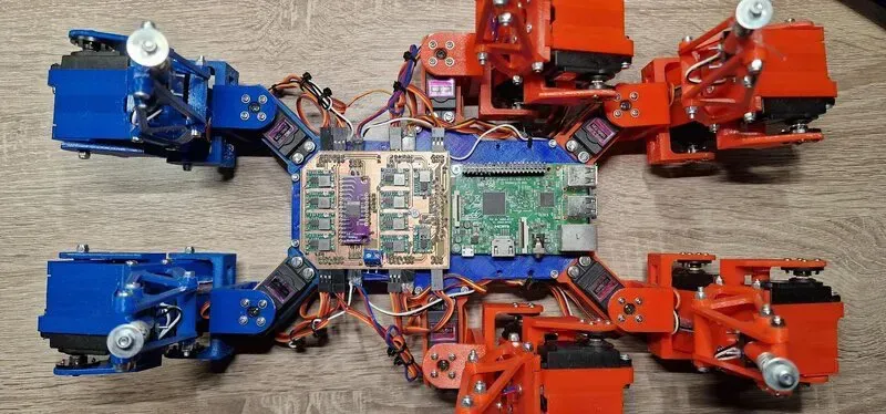 Assembling a hexapod robot PCB