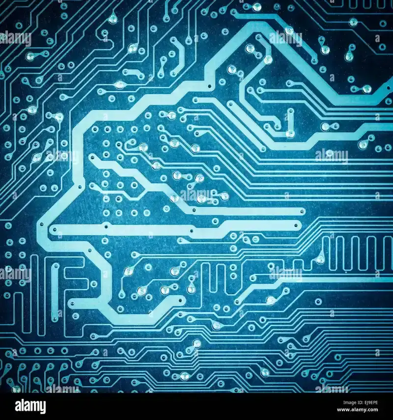 Close-up of a buoy's circuit board