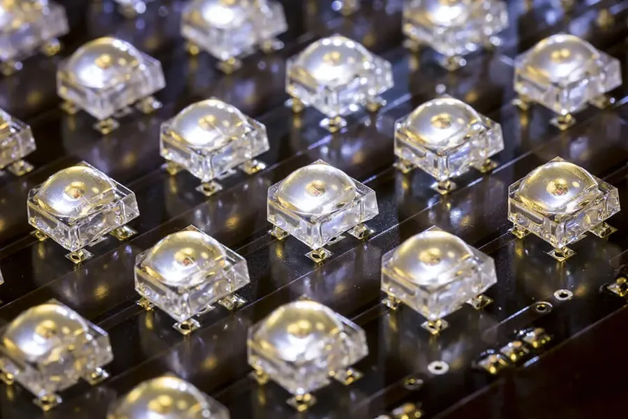A collection of different types of LED PCBs.