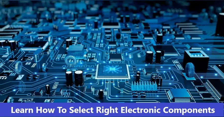 A detailed list of electronic components including part numbers, descriptions and price.