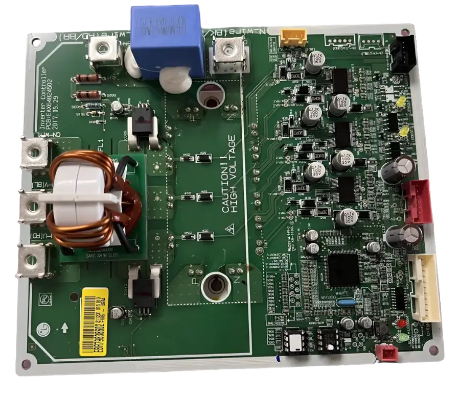 A stack of LG inverter PCB boards.