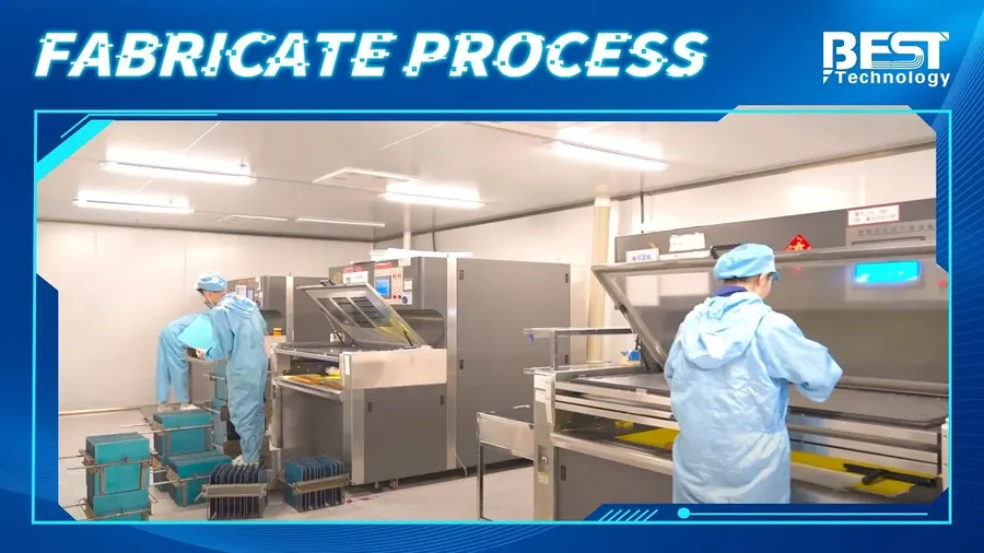 A view of a factory floor with machines used in manufacturing metal core PCBs.