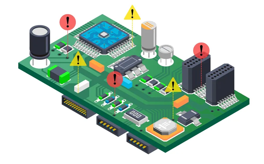 A selection of different PCBs ready for shipment.