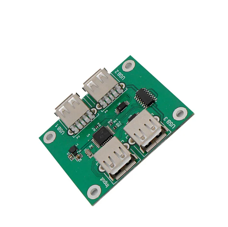 A double-sided inverter PCB with components on both sides.