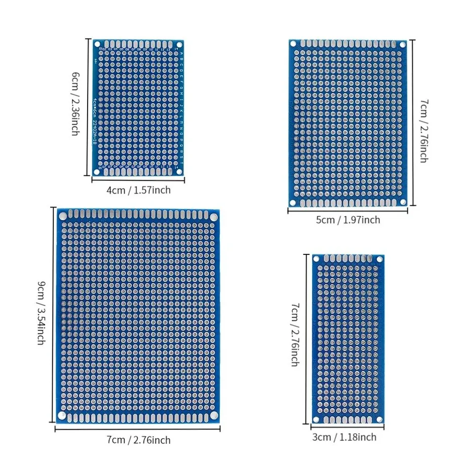 A collection of PCBs in different sizes.